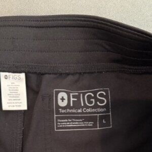 Figs scrub pants (black)